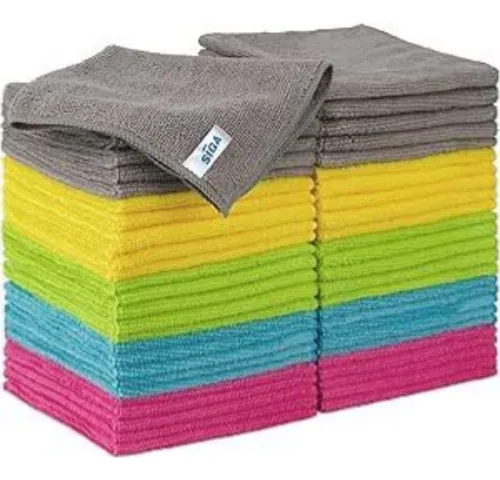 MR.SIGA Microfiber Cleaning Cloth, All-Purpose Cleaning Towels, Pack of 50, Size 11.8 x 11.8 in (30X30CM)